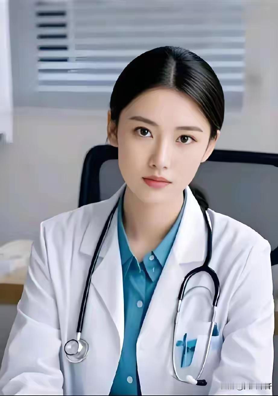 当一个小伙第一次去医院就医诊病时，挂号不巧碰上这般漂亮的女医生坐诊来给检查病时，