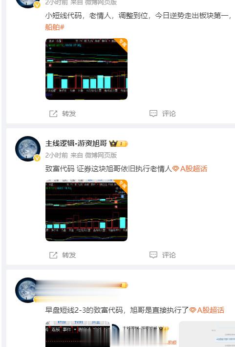 逻辑这个东西只要硬，剩下的就是执行，正如旭哥一直讲的，对于A股你看好不？看好A股