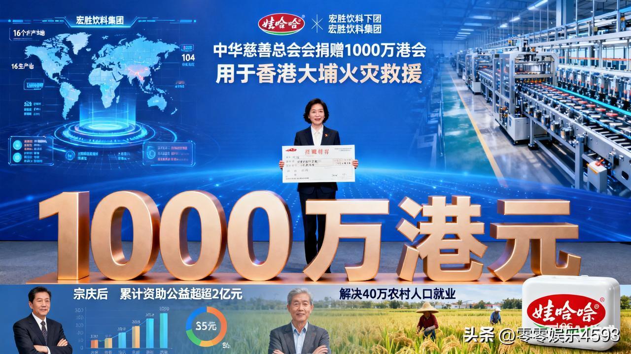 宗馥莉辞任娃哈哈董事长后，首个大动作刷屏了！11 月 30 日，她旗下的宏胜饮料