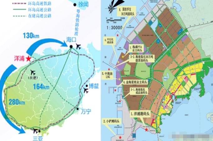 新加坡万万没想到，中国会在海南洋浦港给它来这么一记“釜底抽薪”。洋浦港现在能靠泊