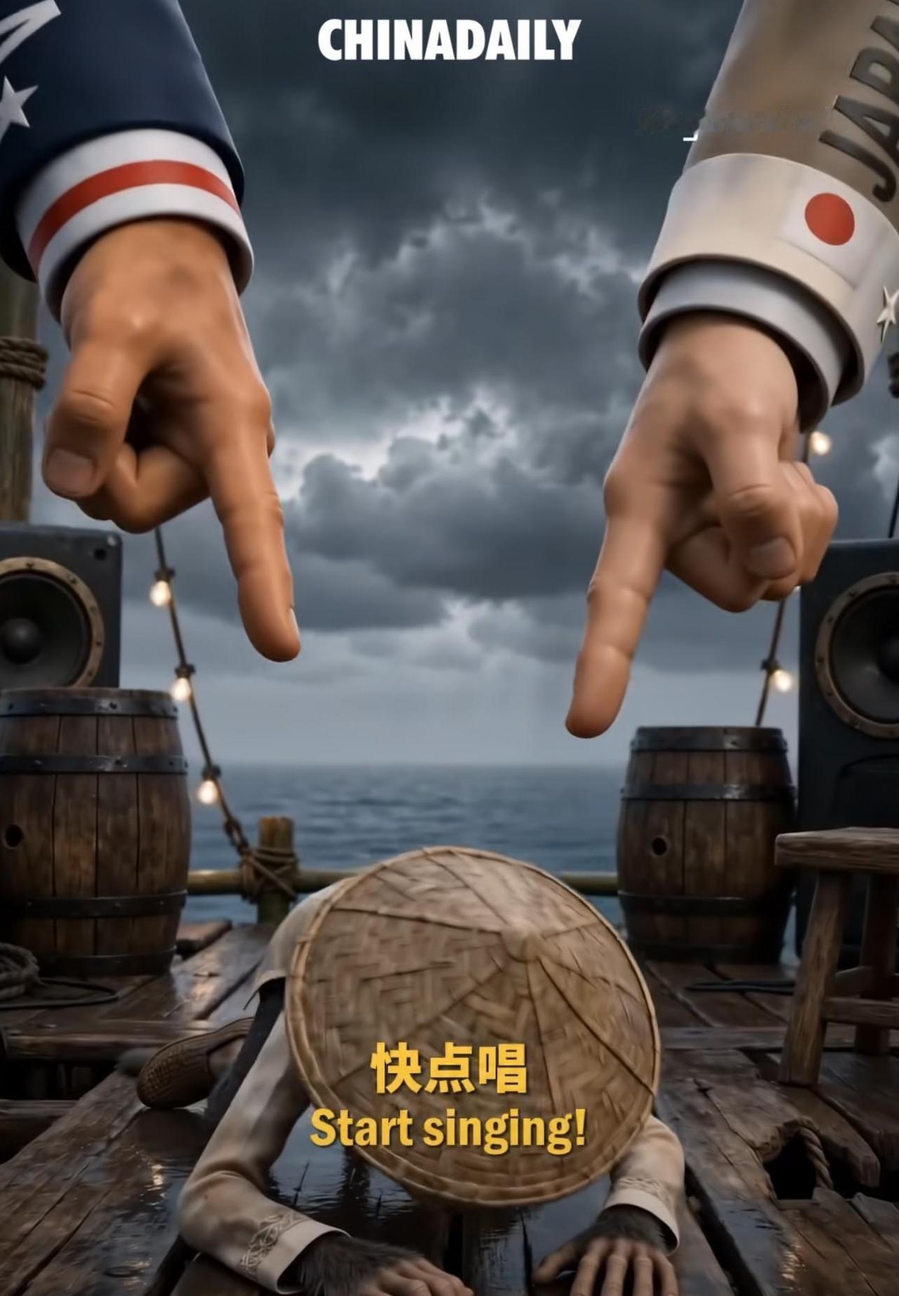 58秒视频把菲律宾弄破防，菲律宾海警发言人抗议：我们不是猴子

果然还是被菲律宾