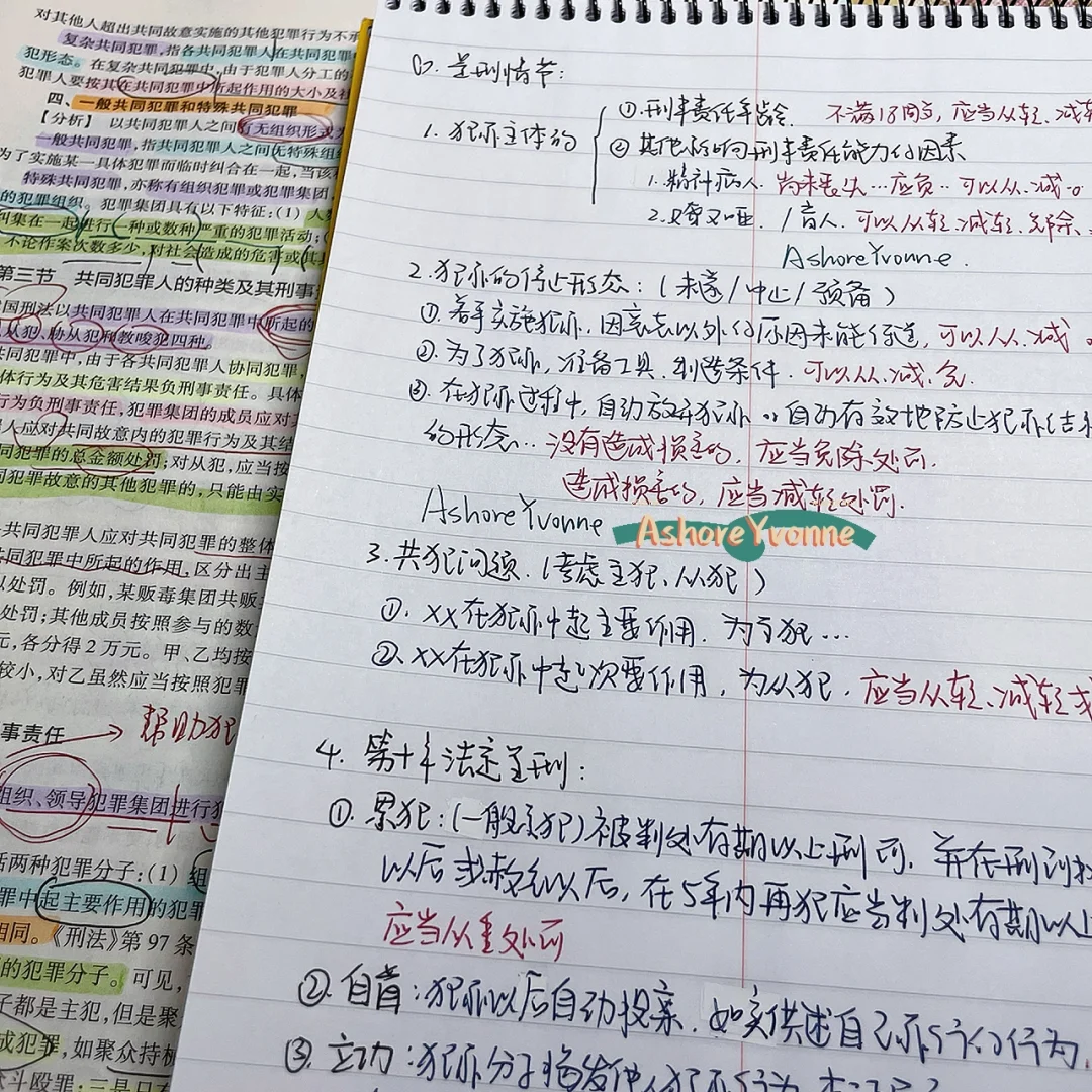 法硕刑法案例分析——量刑情节五大因素。