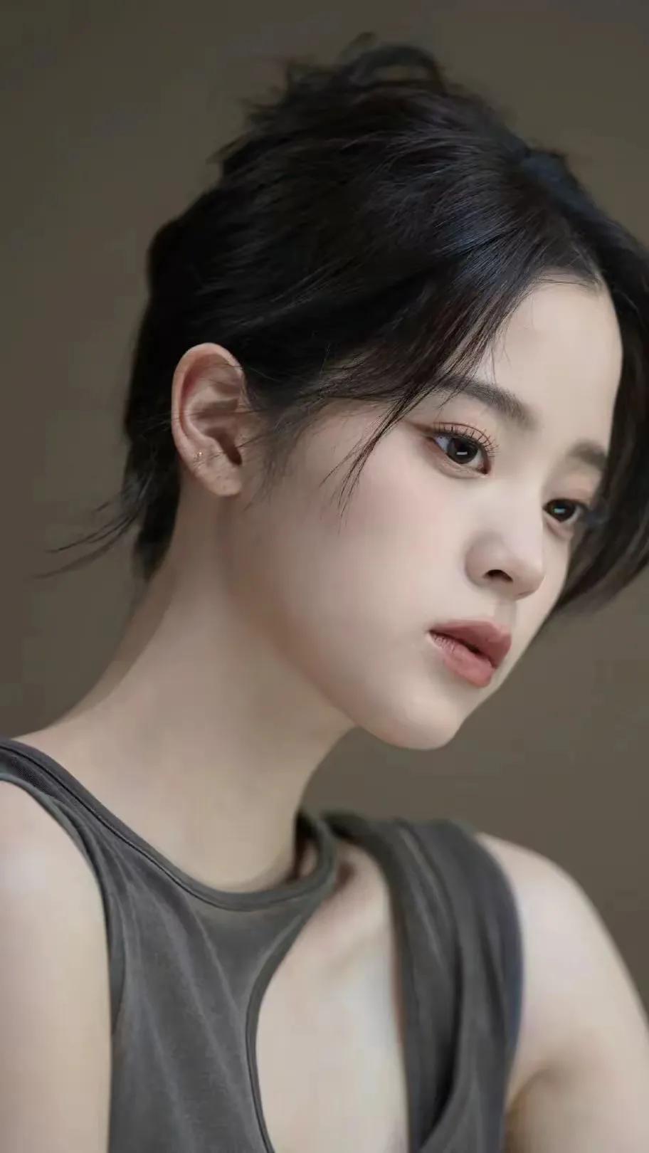 欧阳娜娜，宛如精致瓷娃娃，小巧身姿中蕴含着不凡韵味，令人赏心悦目。她的美，不仅在