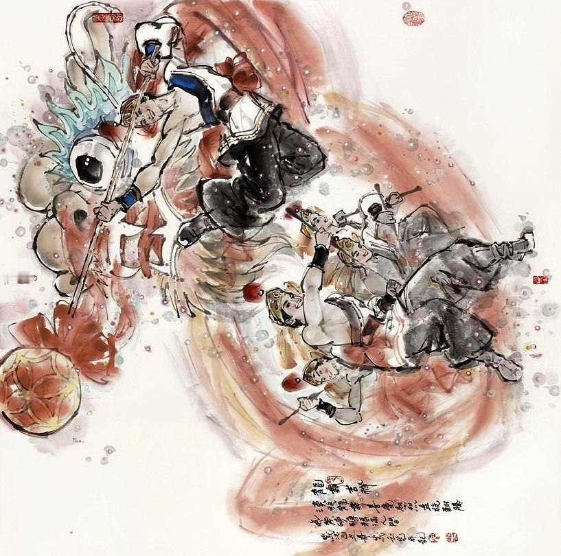 2024 河南春晚真是让人眼前一亮！杨丽萍团队带来的《龙舞》将千年社火舞龙与现代