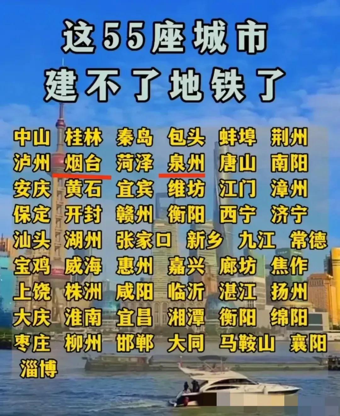 估计这是泉州和烟台最怕看到的一张地图吧[灵光一闪]