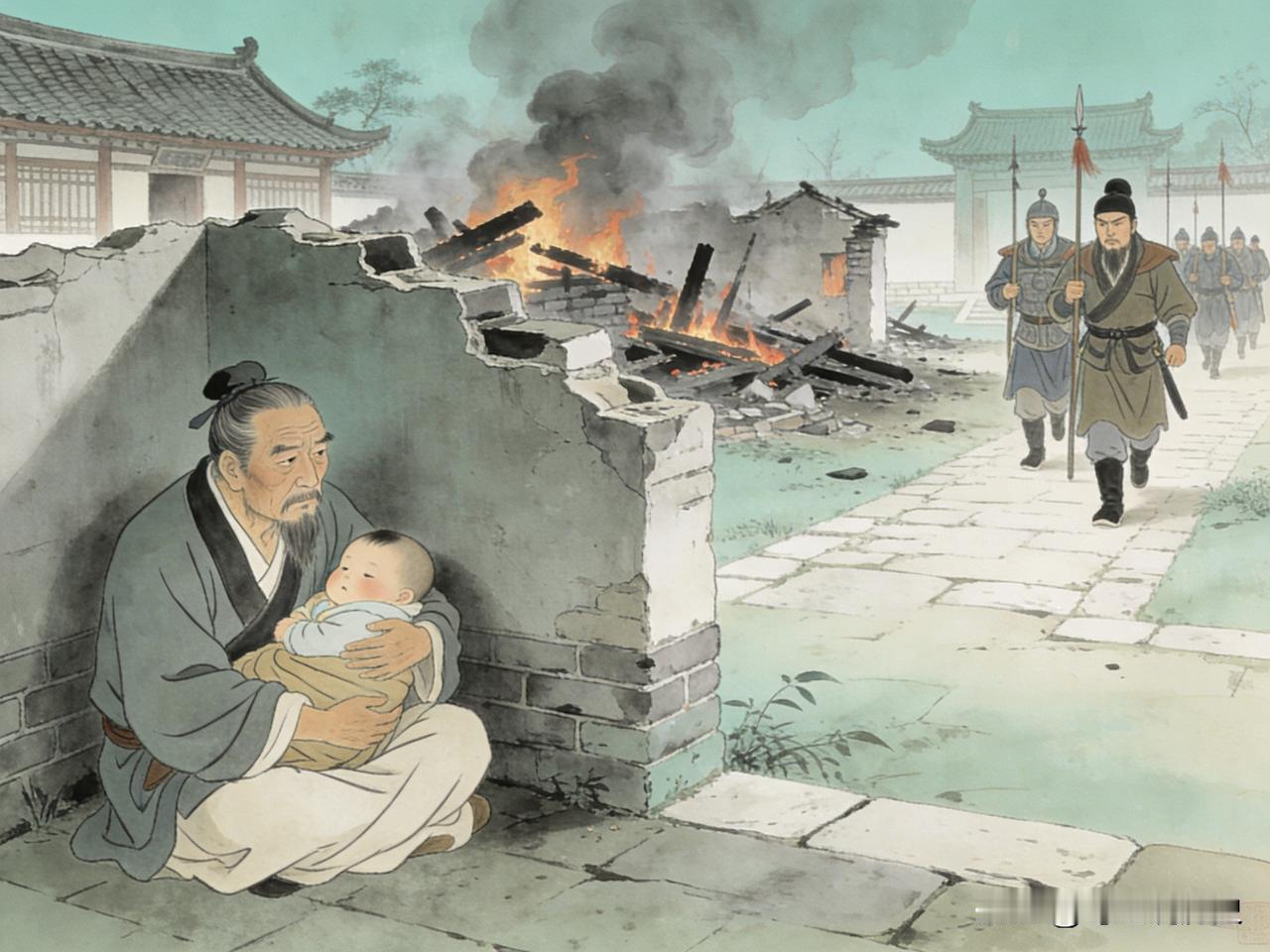 程婴的儿子没有名字?这是我在翻阅了无数版本《赵氏孤儿》后，猛然意识到的一件事。元