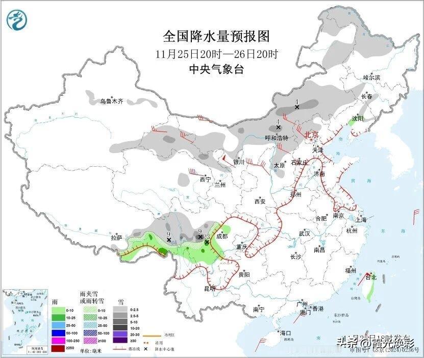 最新天气预报

25日夜间至28日，新一股较强冷空气自西向东影响我国大部地区，长