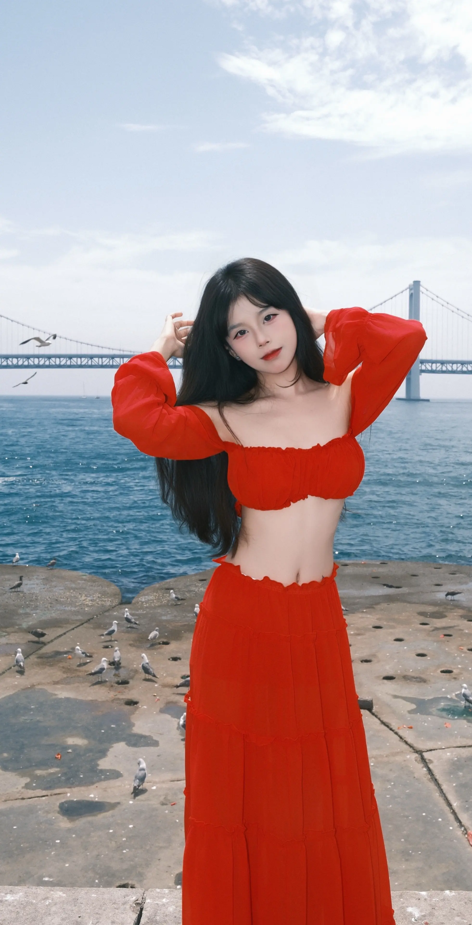 海鸥不再眷恋大海可以飞更远🕊️。