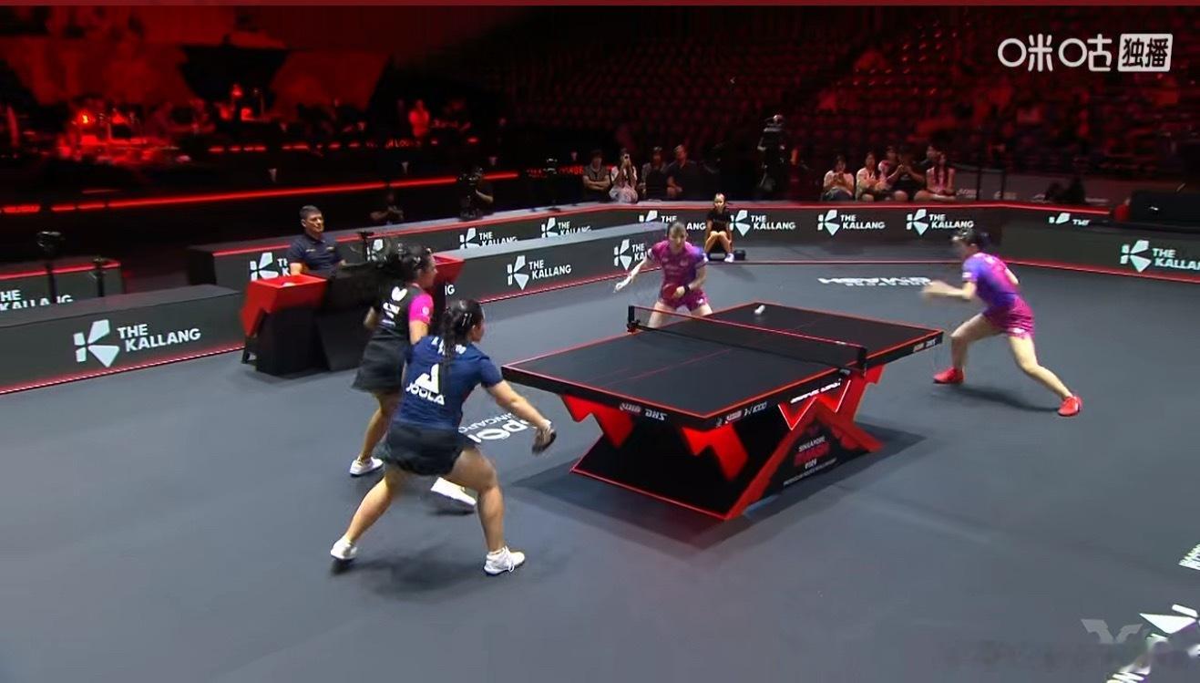 2026新加坡大满贯女子双打16-8张本美和/早田希娜3-0迪亚兹/布尔戈斯（1