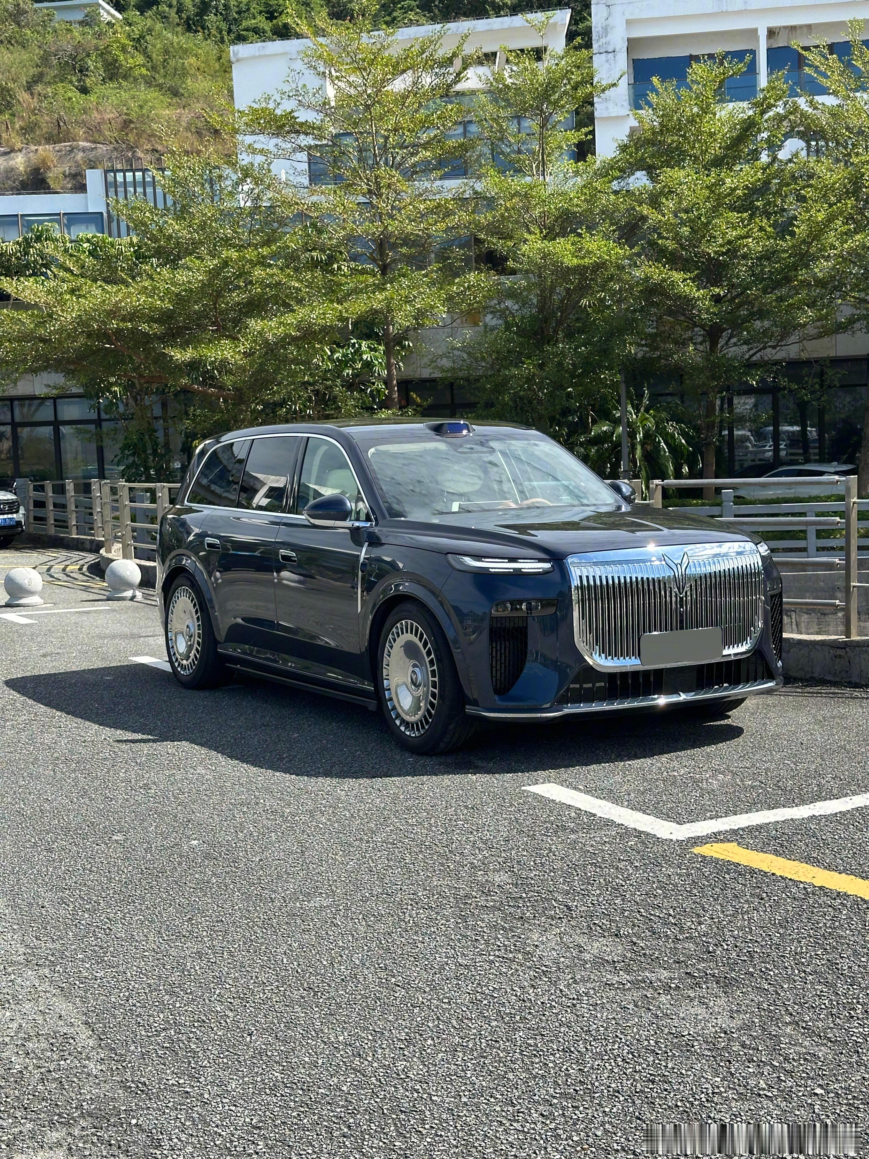 岚图泰山｜真心被种草🚗五十万价位开出百万级气场，国风设计韵味十足，前脸格栅寓意