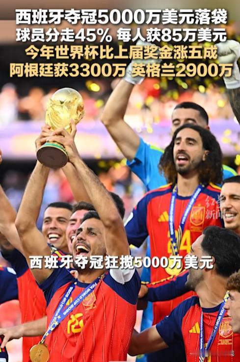 2026美加墨世界杯刚刚落幕，西班牙队在加时赛凭借费兰·托雷斯的进球1比0战胜阿