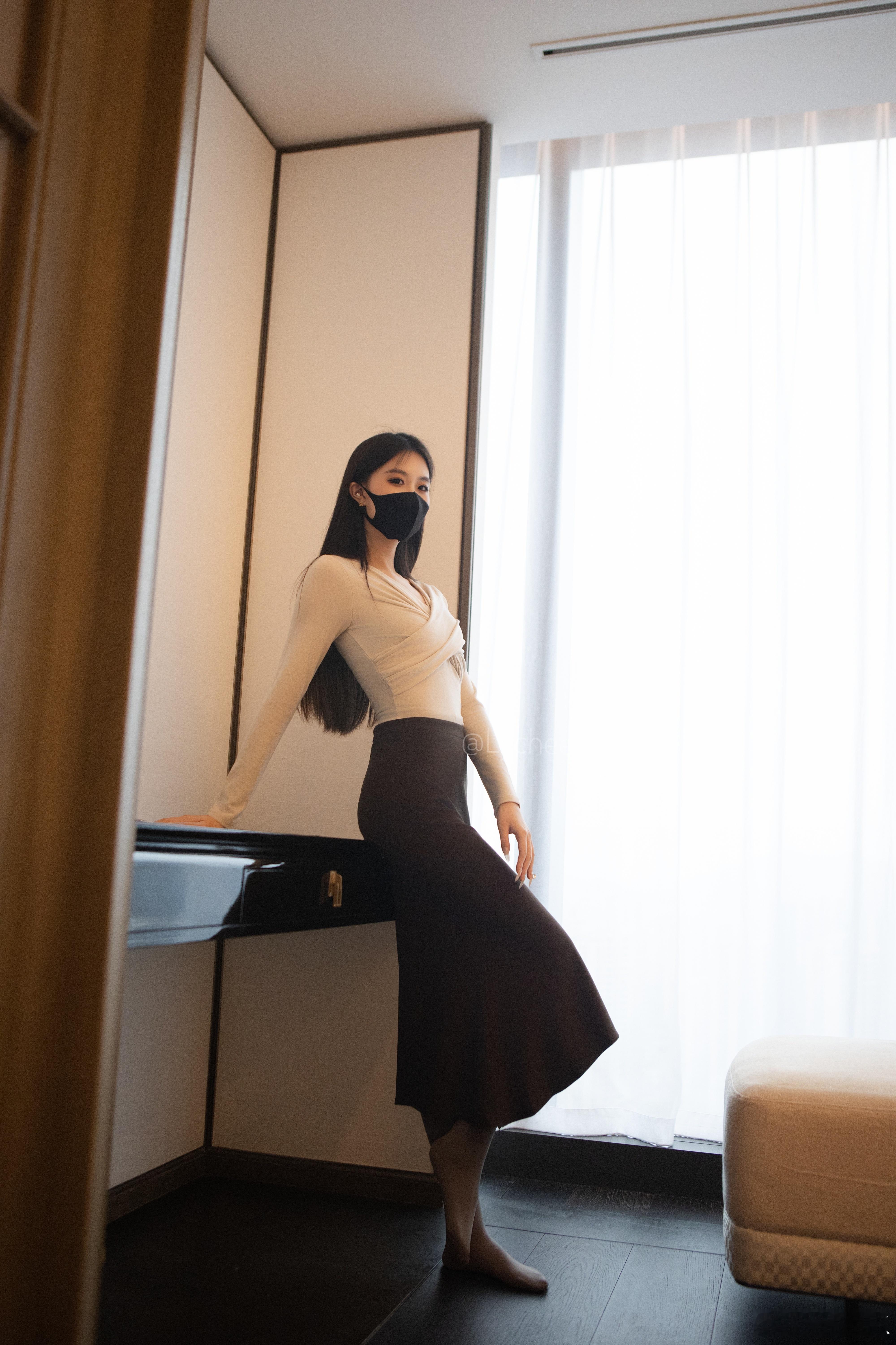 越素越美泡芙lychee今天穿什么ootdolsilk