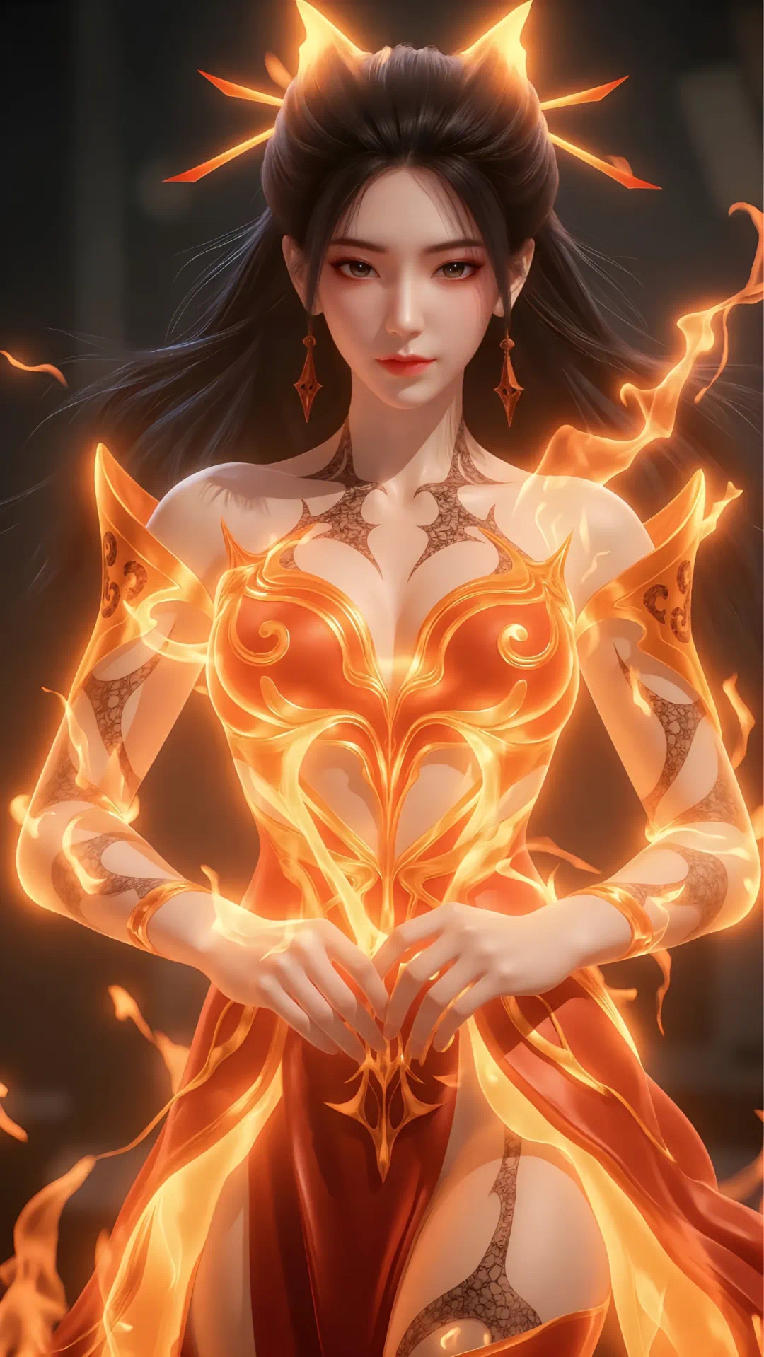 天行九歌【高清美图】焰灵姬 ▷ 极致之火的诱惑 