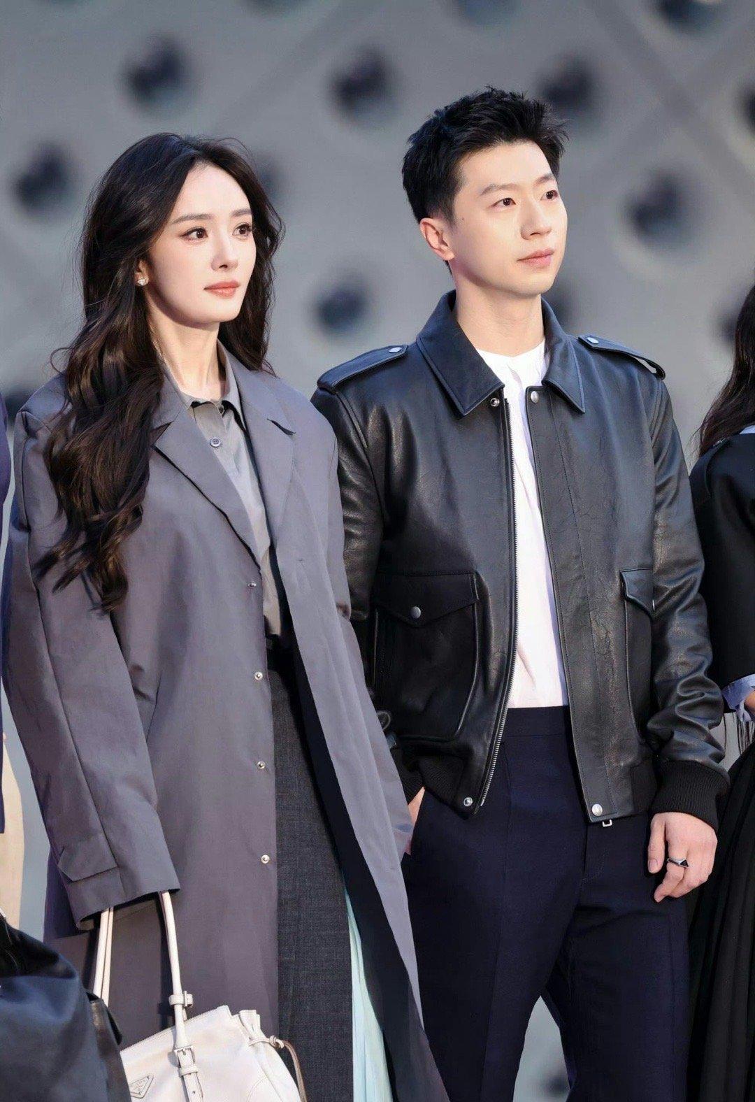 杨幂马龙好权威的同框！双A即视感