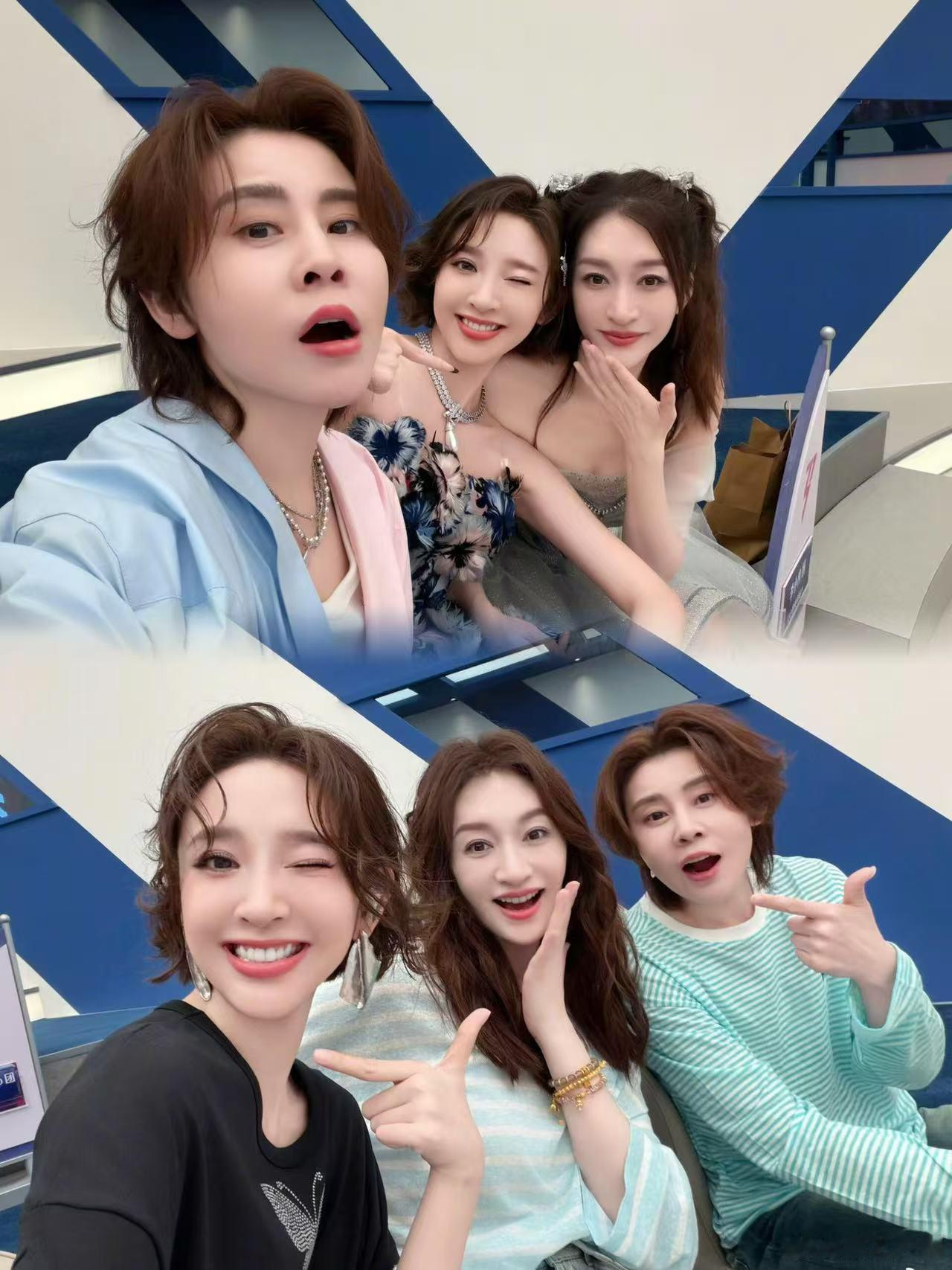 心愿便利贴组做客你好星期六 被心愿便利贴组hi6同框戳中！三人贴贴比心超可爱，互