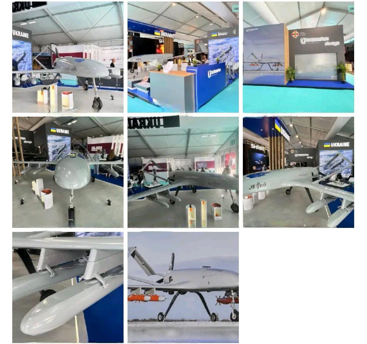 在英国小镇法恩伯勒举行的国际航空展上，乌克兰展示了其制造的安-196“凶猛”远程