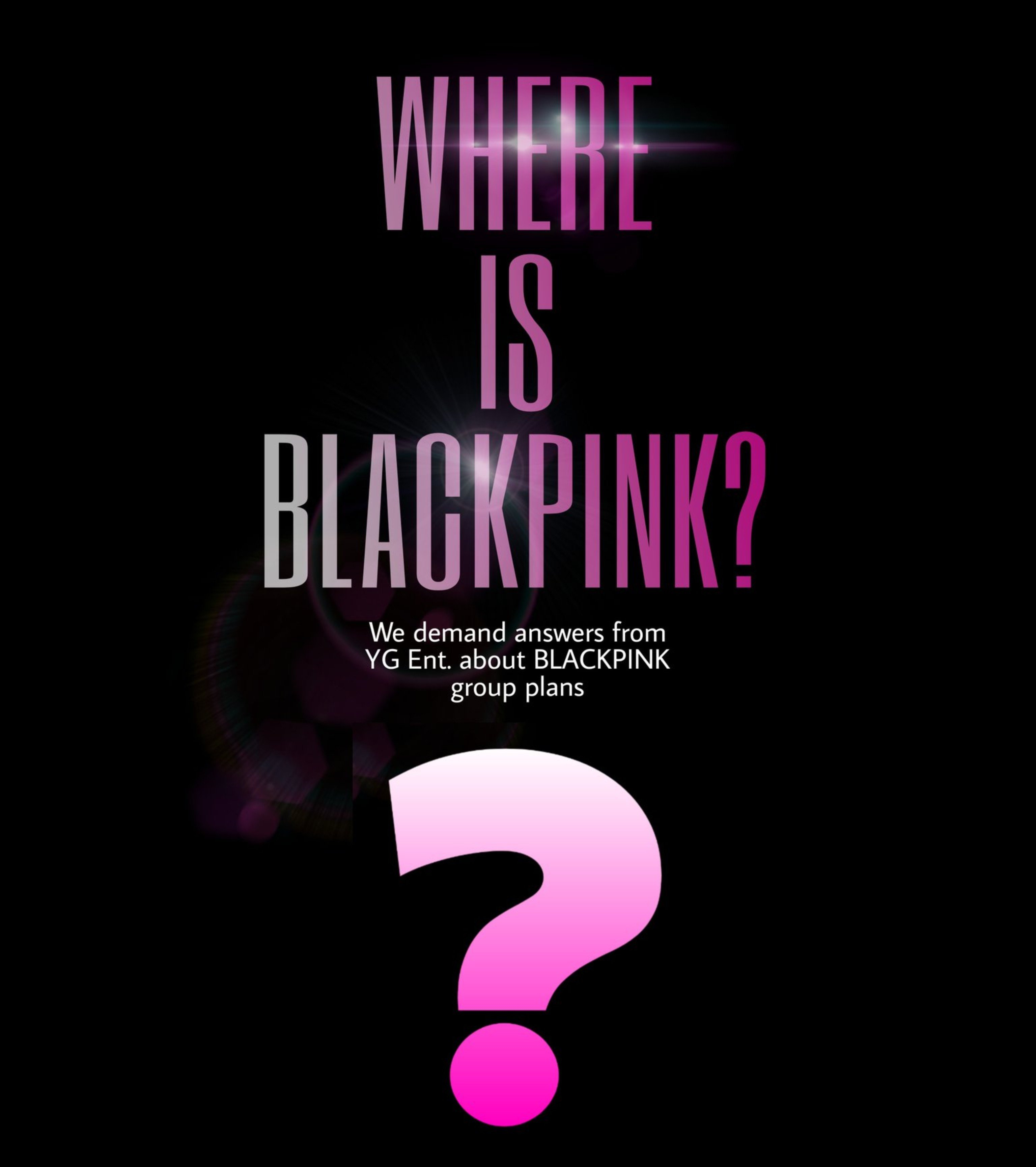 我们团马上10周年了，到现在YG一点信息预告都没有外网都在问YG， BLACKP
