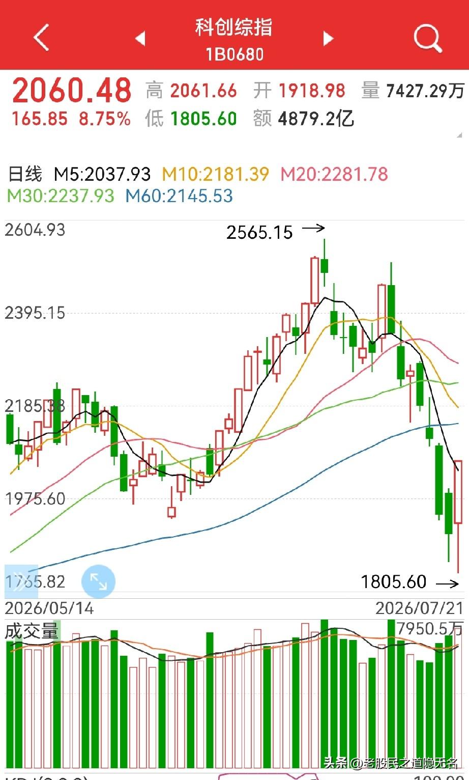 还等不等市场底？
别等了，已经是底，只是，又是力挺科技…

多方面分析一下：
1