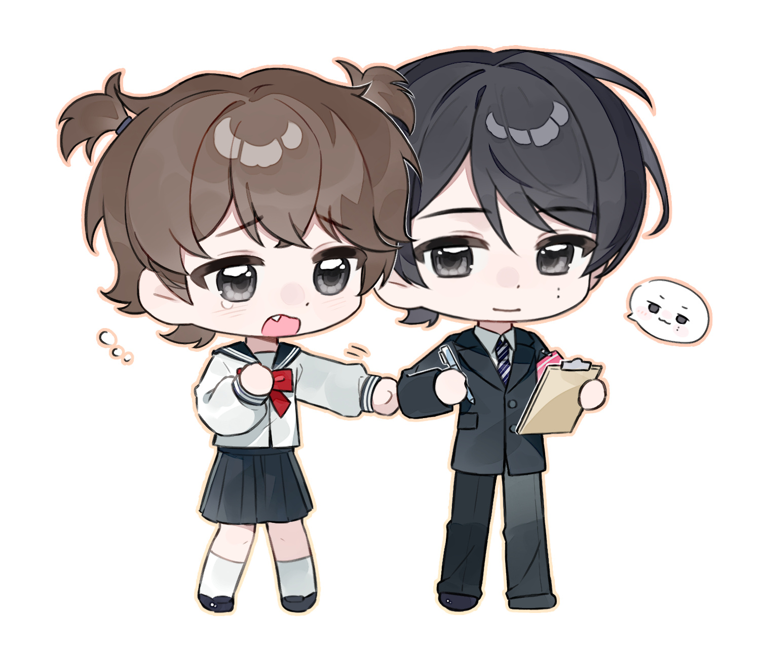 不是说学园祭吗怎么还会有风纪委员出来管不穿校服？！啊原来是想调情只查学弟一个人吗
