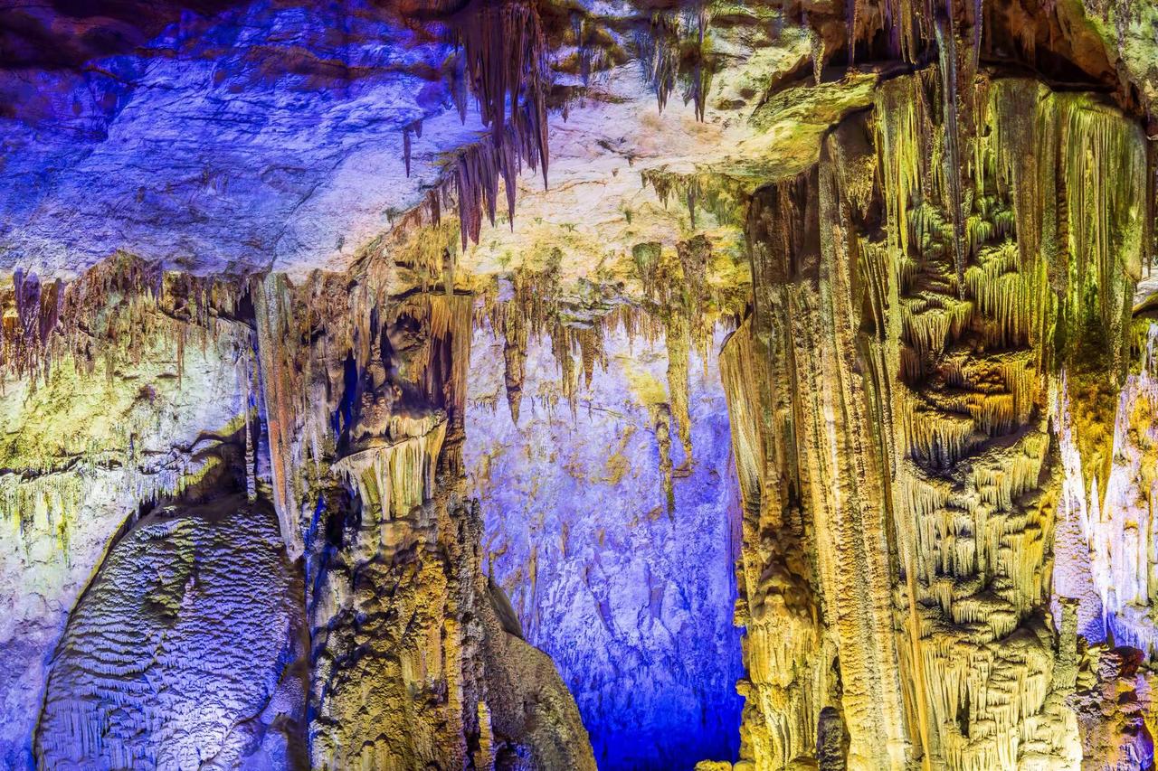 贵州毕节织金洞。贵州毕节织金洞