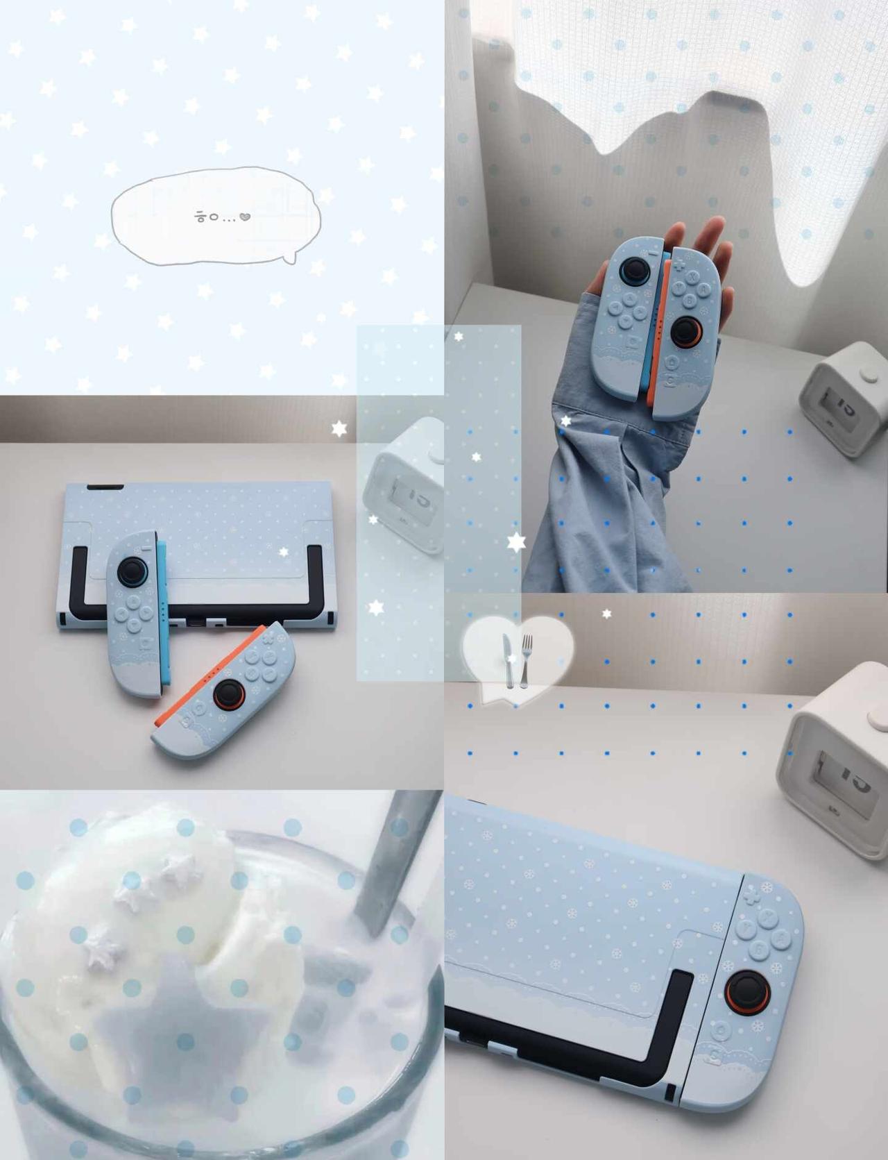 💙🤍
蓝白色系的switch保护壳switch Switch2 switch