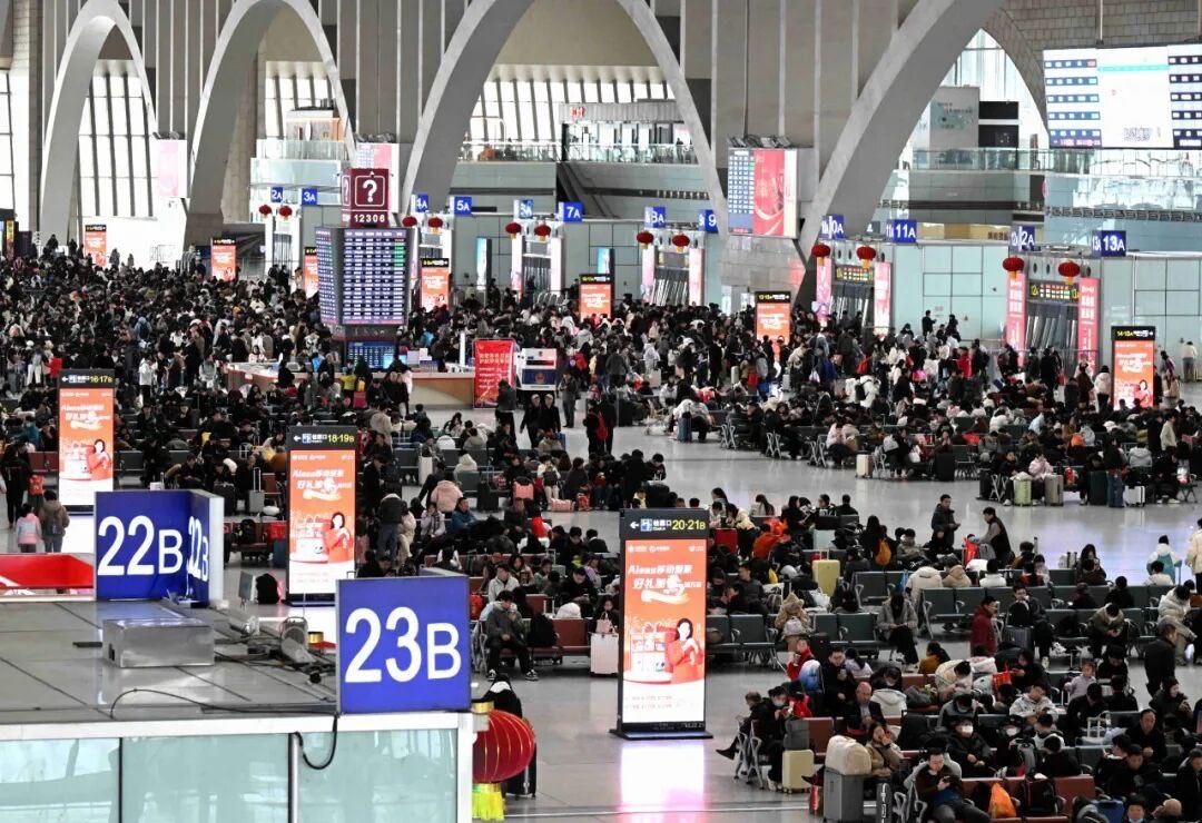 据中国国家铁路集团有限公司消息，23日正月初七是春节假期最后一天，全国铁路迎来返