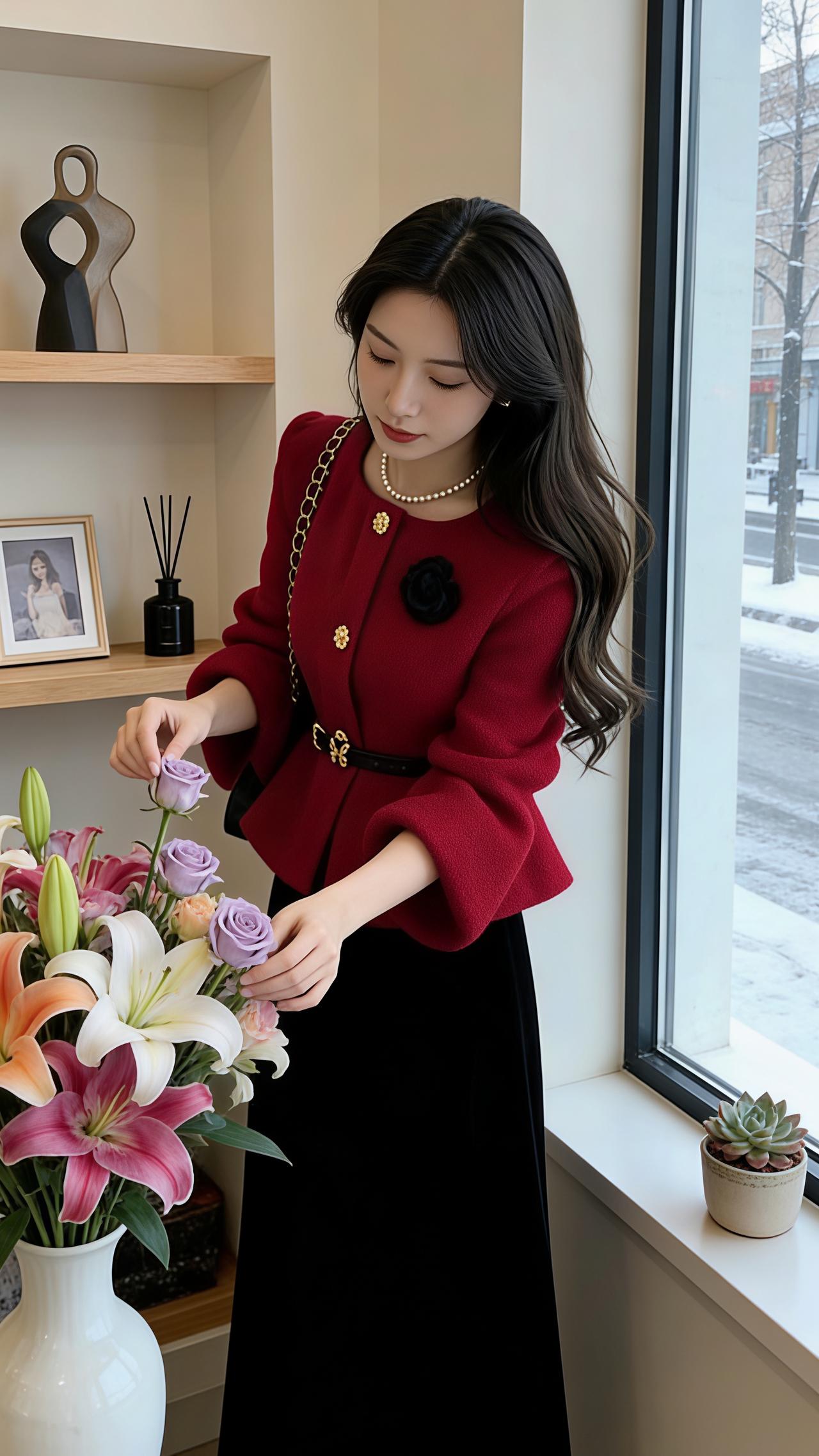 穿搭 小香风套装 新年战袍 套装穿搭 这也太好看了