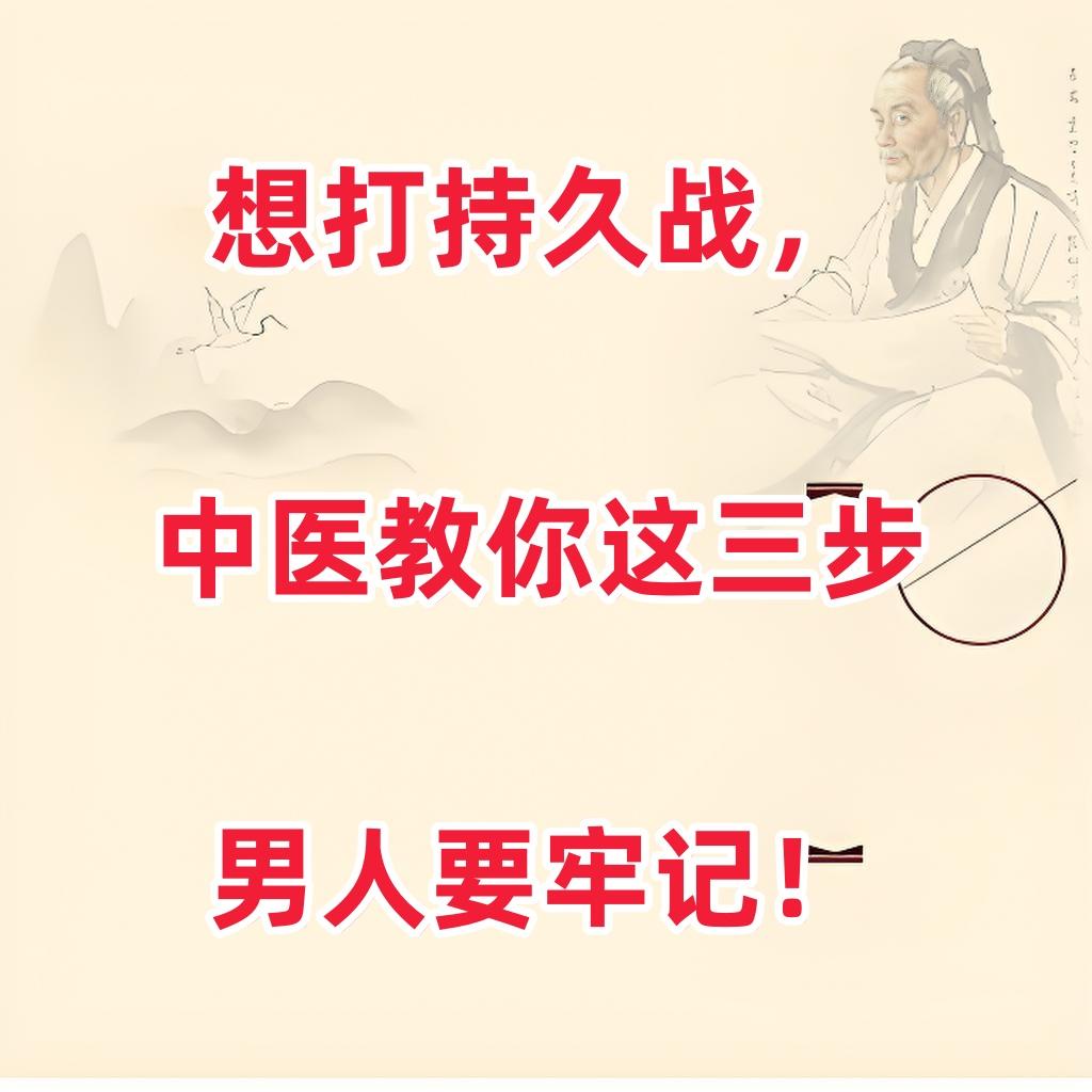 想打持久战？教你这三步，男人要牢记！#中医##中药##健康科普##男科#