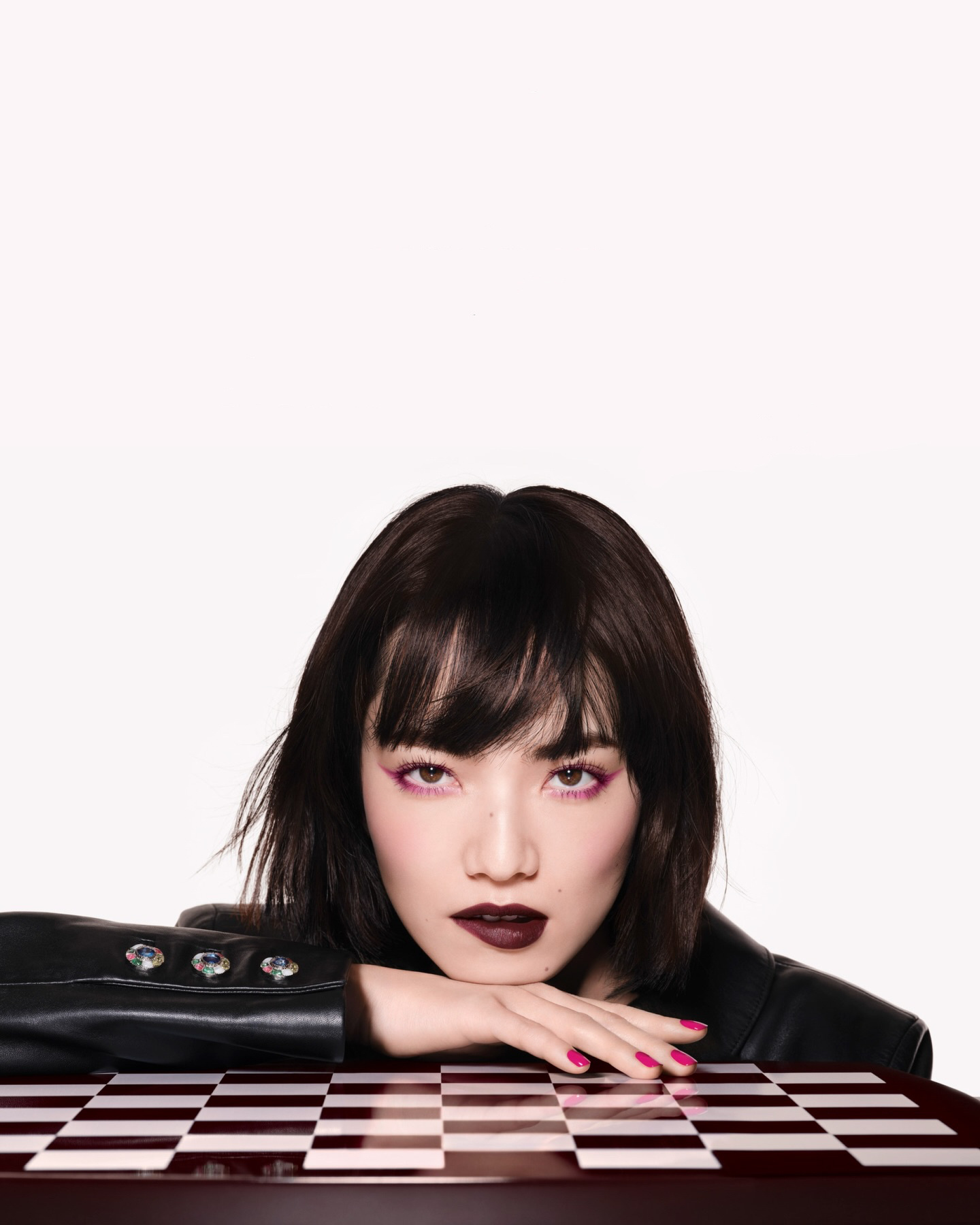 小松菜奈 x Chanel Beauty 唇色太美了～ 