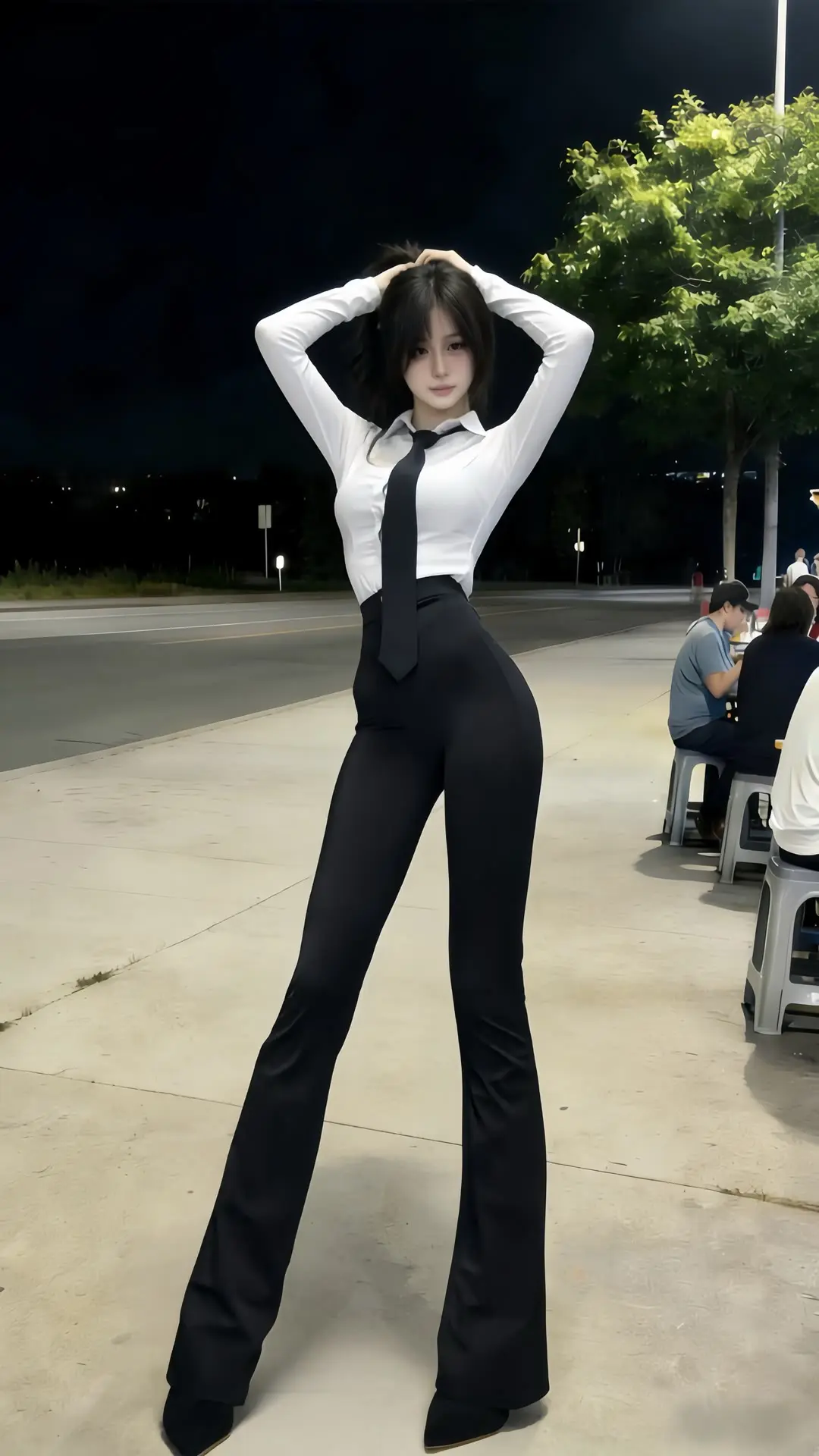 健身穿搭 腰精已上线 紧身牛仔裤 健身女孩穿搭