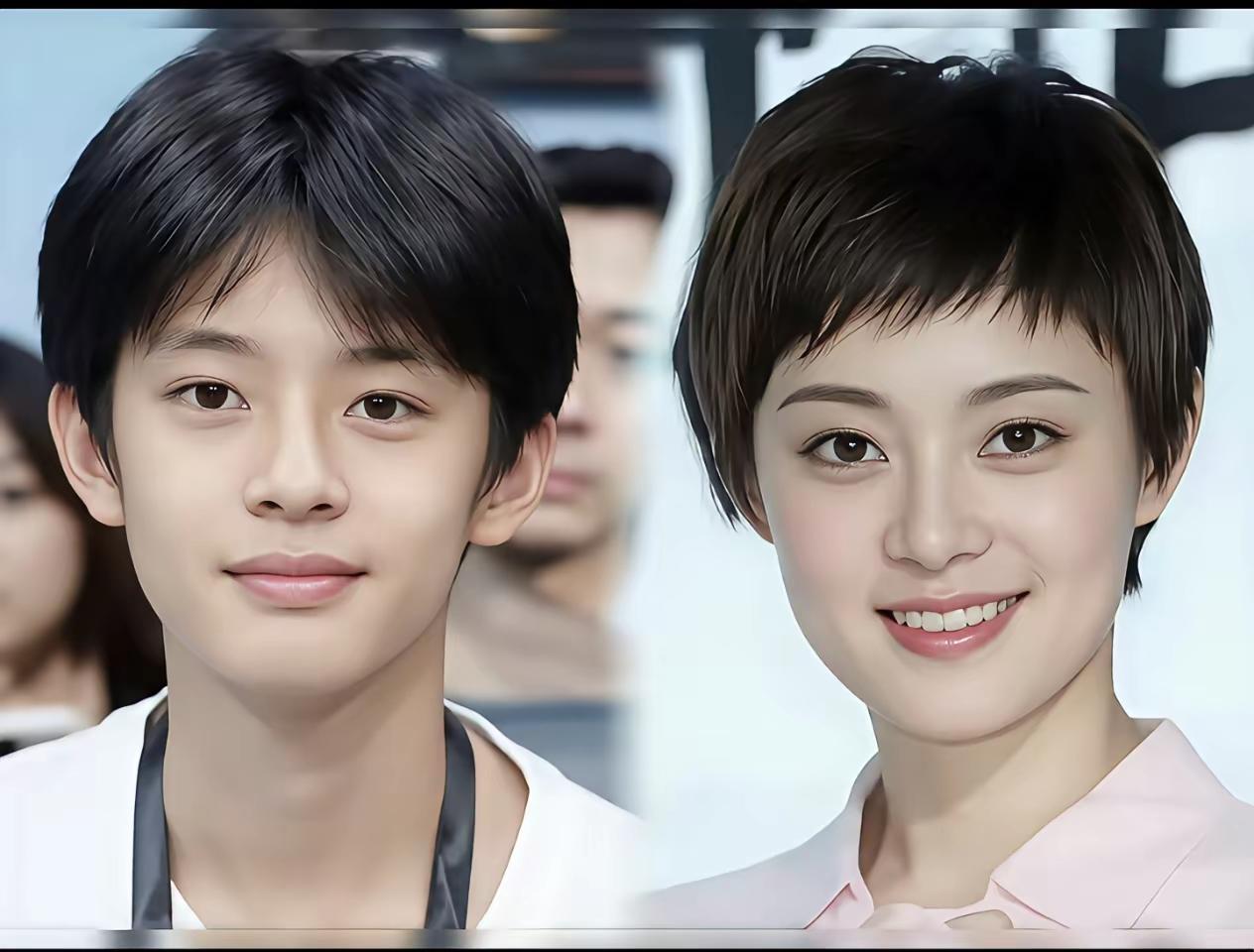 长的真像他妈妈，和孙俪长的一模一样，其实我很喜欢孙俪，她演戏演的也好看，孙俪演的