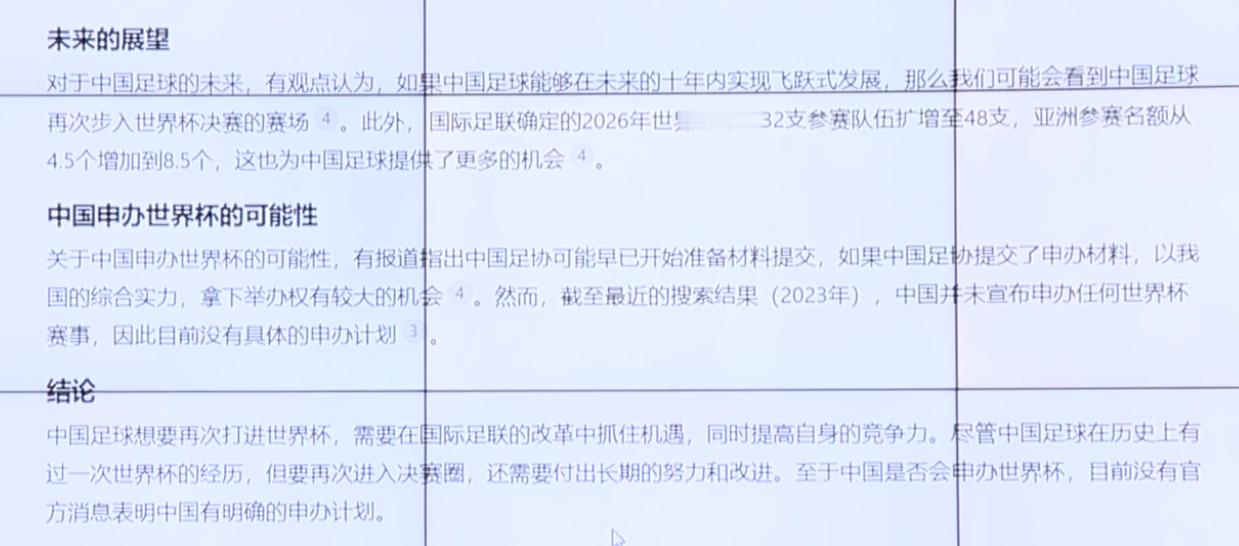 中国足球什么时候能进世界杯啊？AI：办世界杯得了#祎起聊AI# ​​​