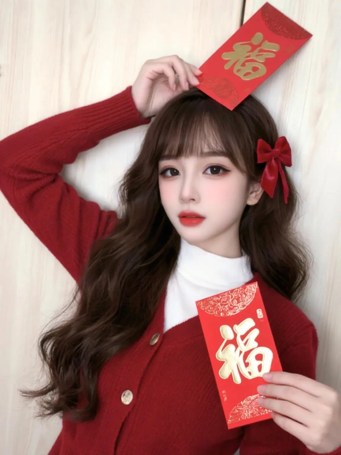 大大 新年装 恭喜 过年红包 有一种眼神叫家人