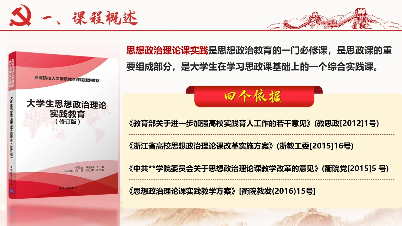 思政说课—思想政治理论课实践