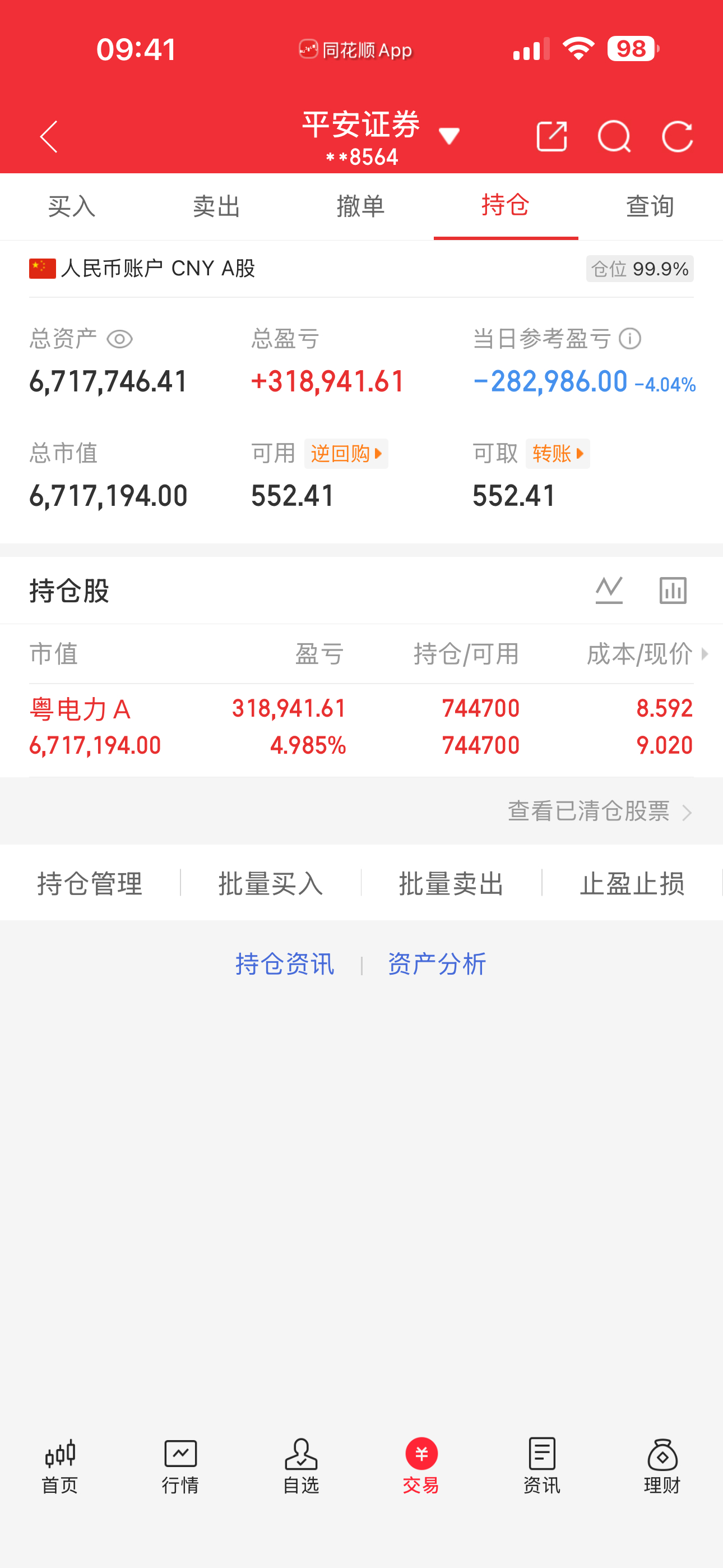 各位战友，粤电力***539不要动，继续格局，收到的给我点赞评论888助力来一波
