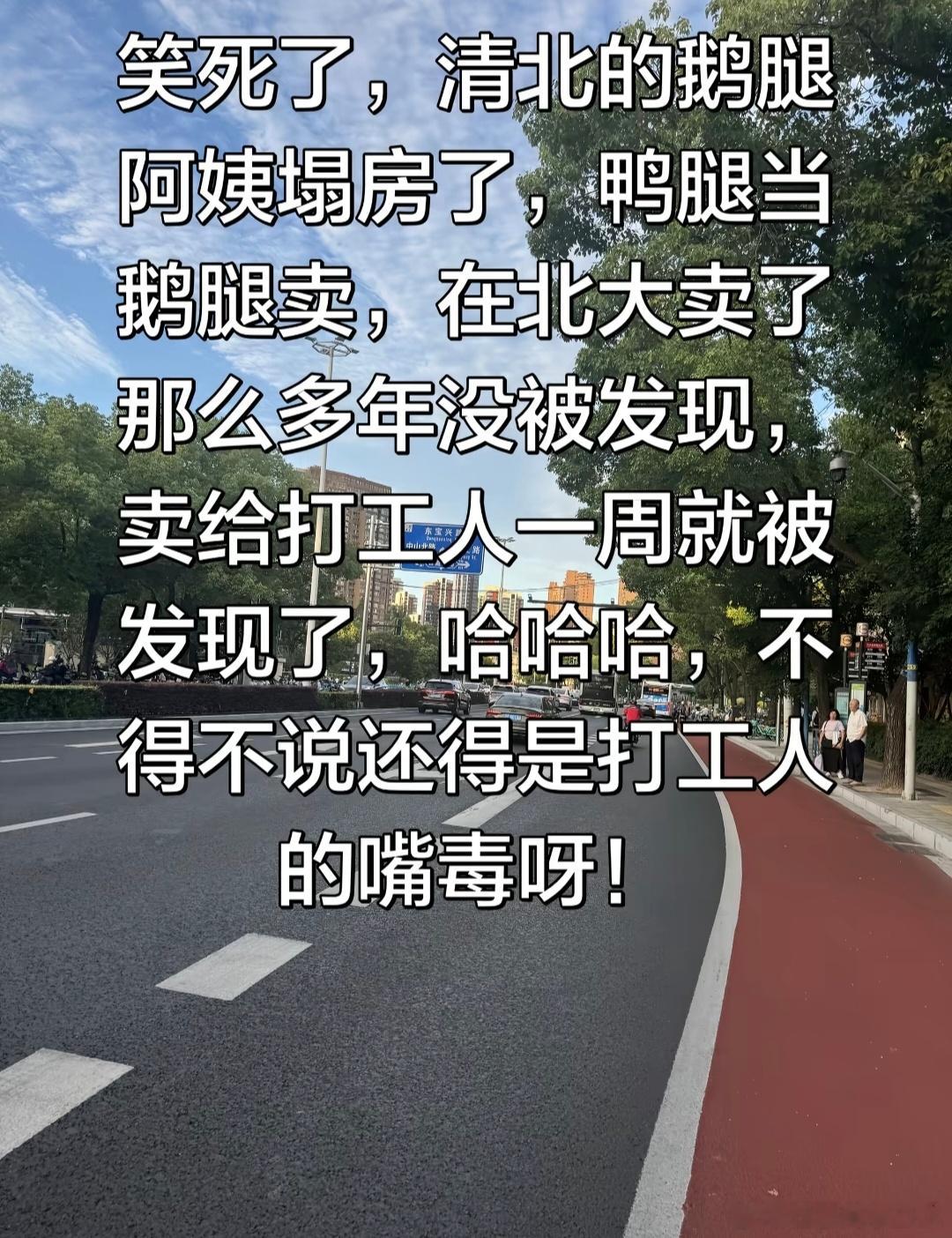 鹅腿阿姨儿子说不吃滚出去挂羊头卖狗肉，这就是欺诈，态度够嚣张跋扈的，用鸭腿冒充鹅