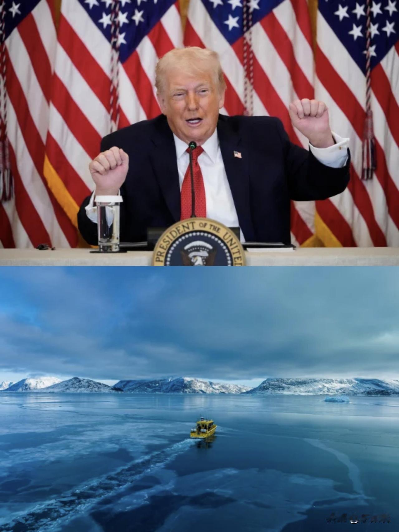 特朗普周五说：“如果一些欧洲国家不同意（我们对）格陵兰岛的做法，我会对它们征收关