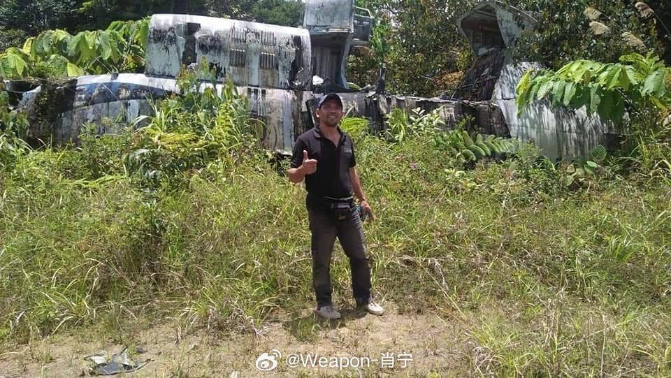烽火问鼎计划 在马来西亚砂拉越加帛县贝拉加石场营地，有一架被遗弃的俄罗斯米-26