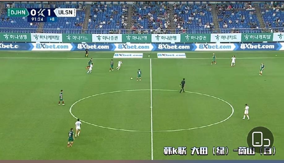 韩国的球市这么差吗，这些职业球队又是靠什么生存下来的呢？
K联赛大田vs蔚山现代