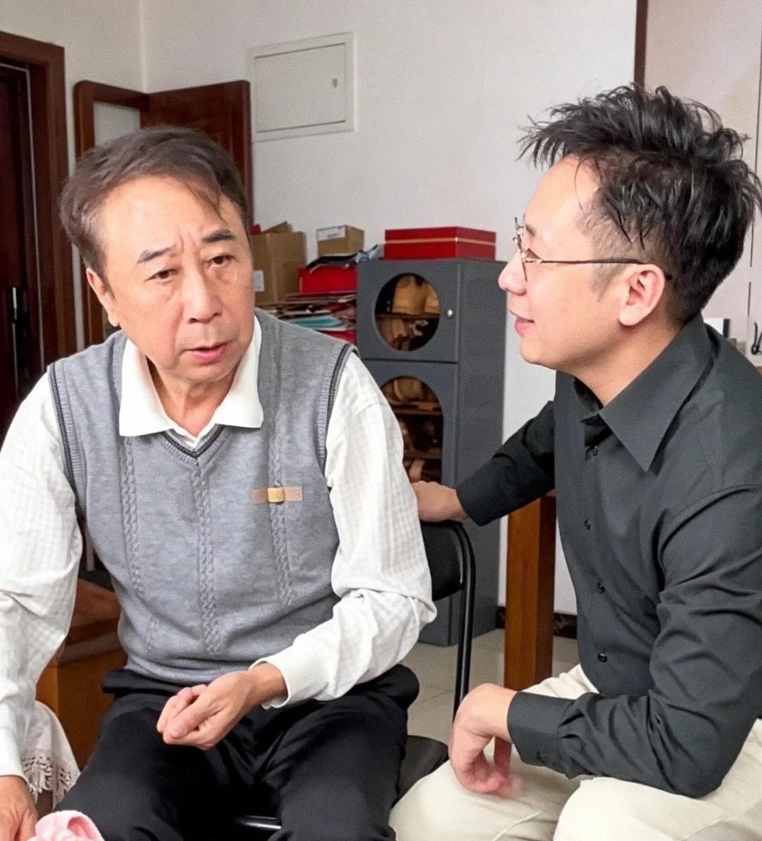四天前，也就是中秋节前一天，合肥演出刚结束，他顾不上休息，提着一盒月饼，挤上了回