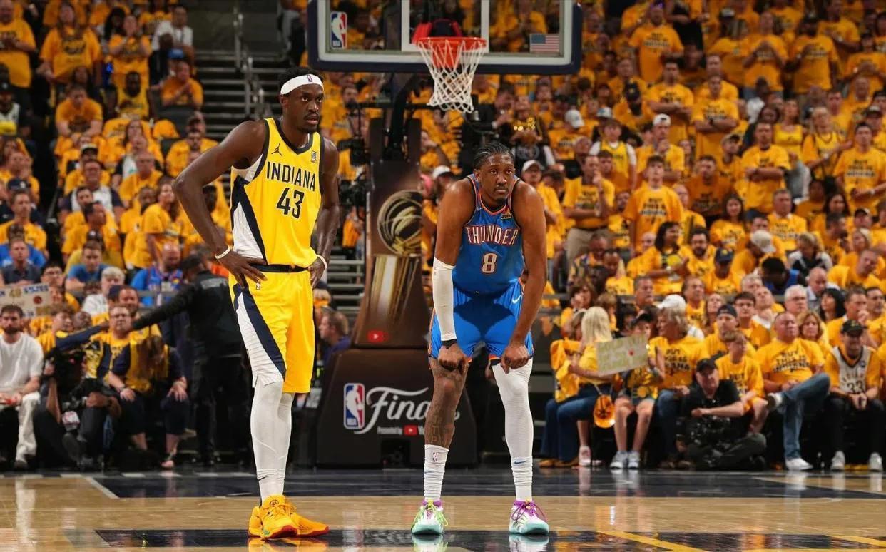 北京时间6月20日，NBA总决赛的第六场比赛结束争夺，步行者主场108-91大胜