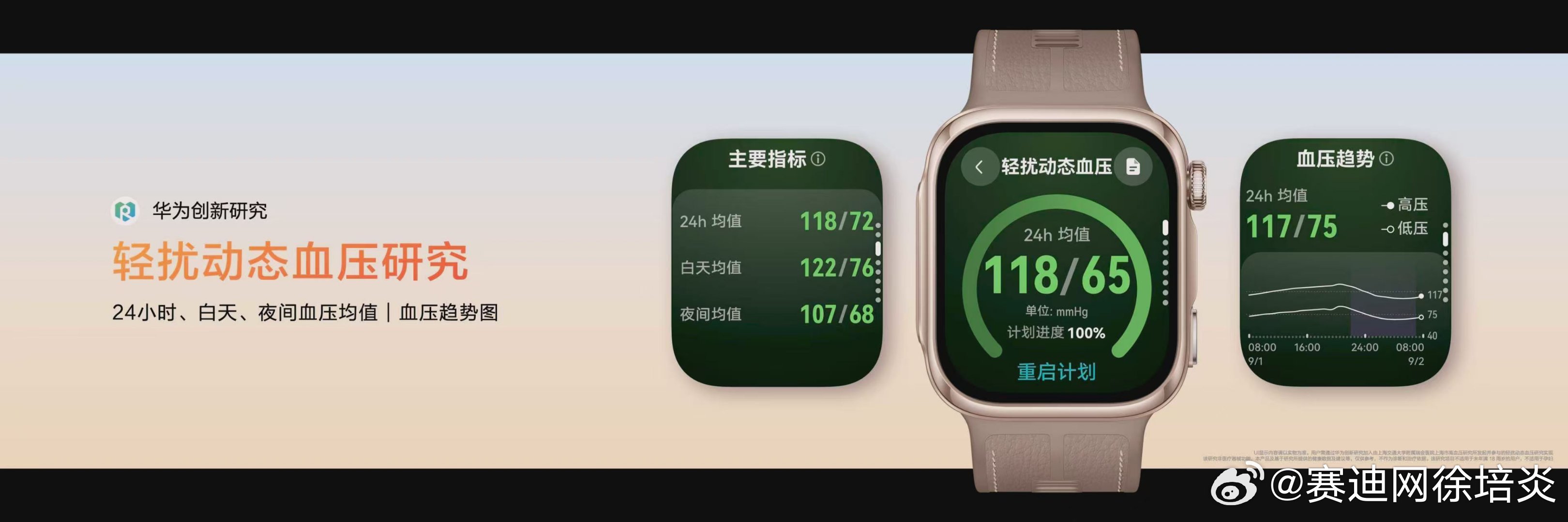 2026年10月1日，华为血压表华为WATCH D3腕部动态血压记录仪在HUAW