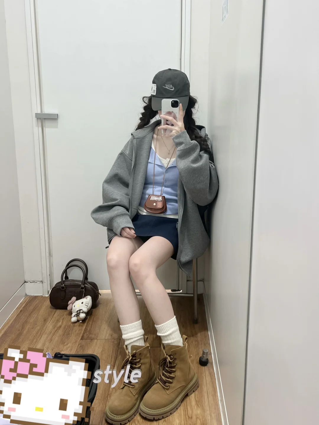 优衣库你就bm吧~🧊2套好韩好乖好显白~