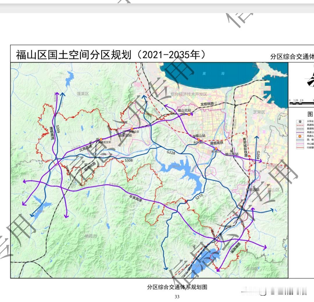 福山区综合交通规划
当前，福山区（不含开发区）境内有沈海高速和荣乌高速。高速出入