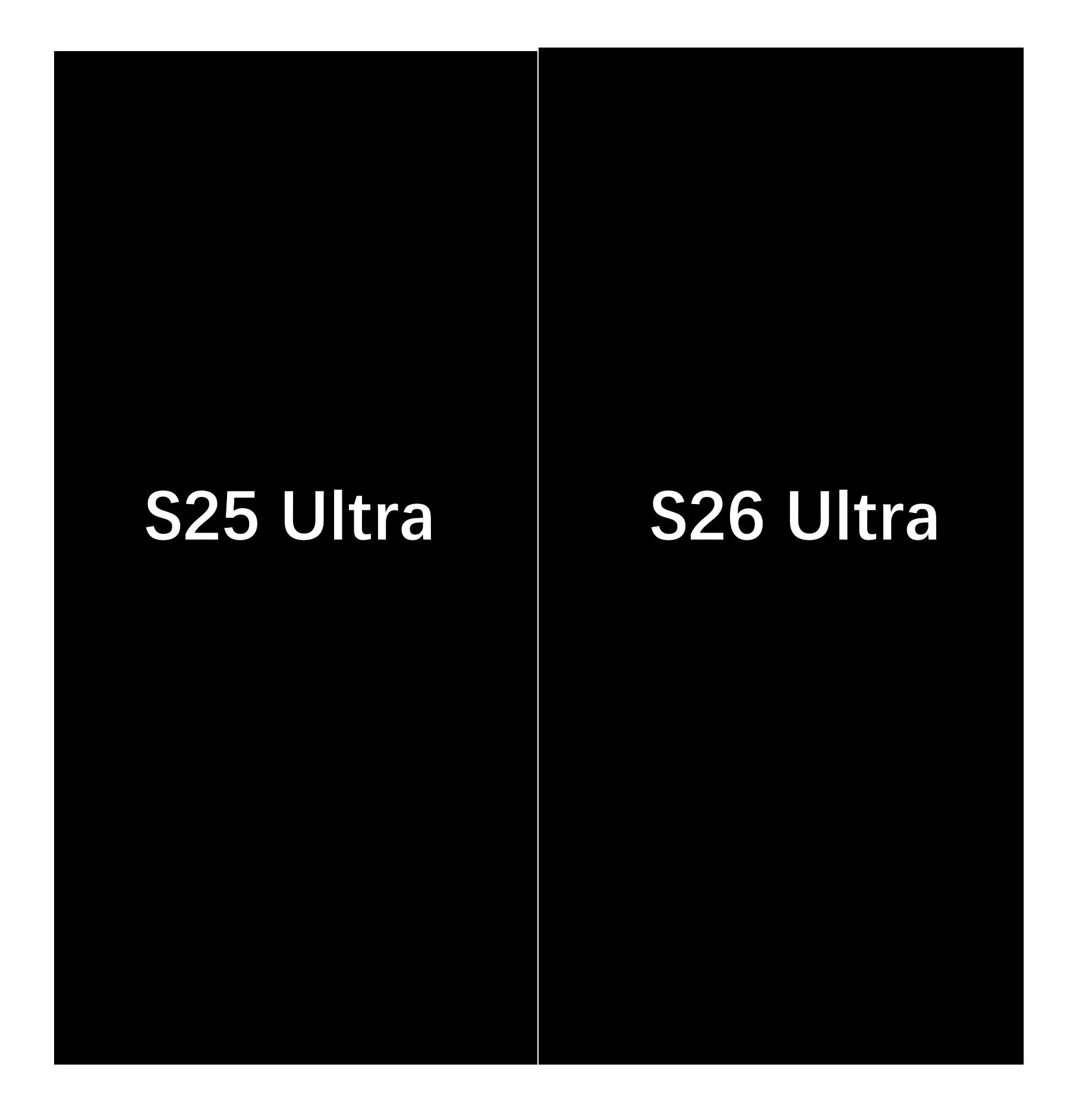 S25u和S26u真实机身尺寸对比高一点点，宽一点点点，没什么差别 ​​​