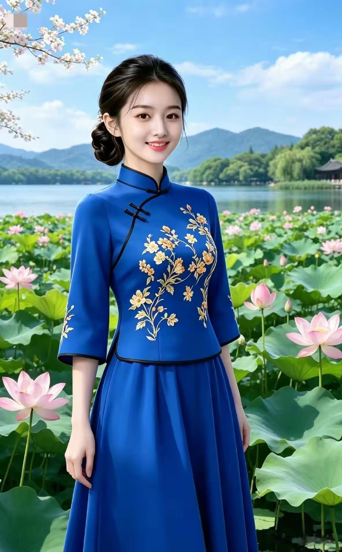 捣练子·观荷题咏
荷艳艳，出尘妍。
佳人临水赋清篇。
蜻蜓独恋尖尖角，
一塘风韵