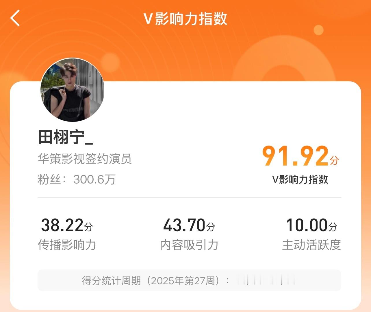 虽然田栩宁天天上热搜，但看影响力还是梓渝的大一些？什么原因？[思考][思考][思