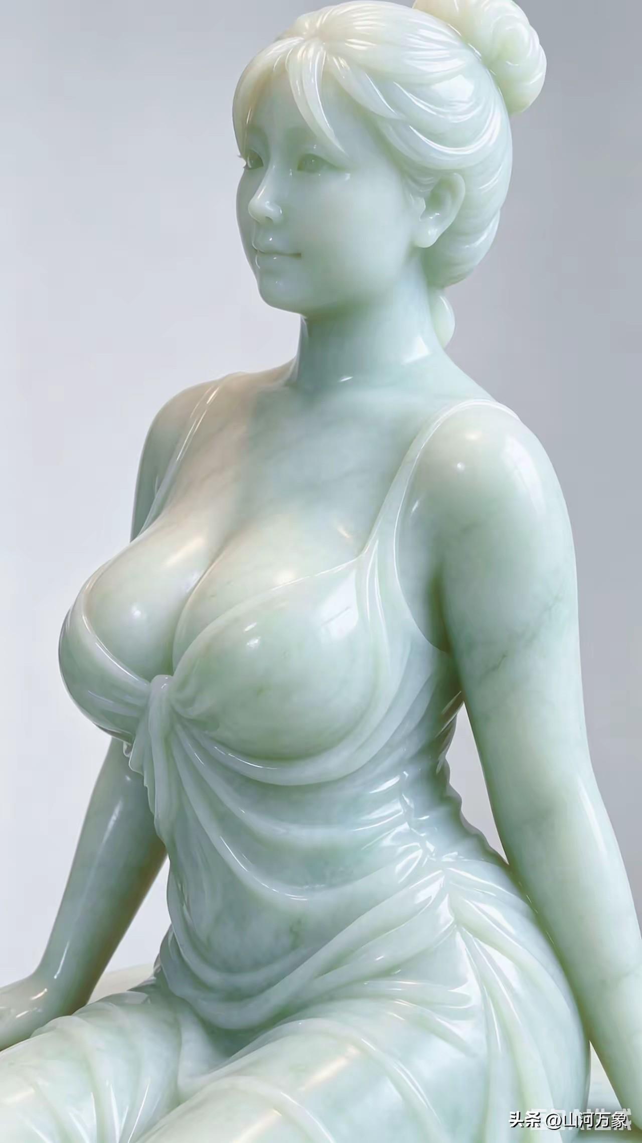古代艺术品
也就杨玉环与其相似
