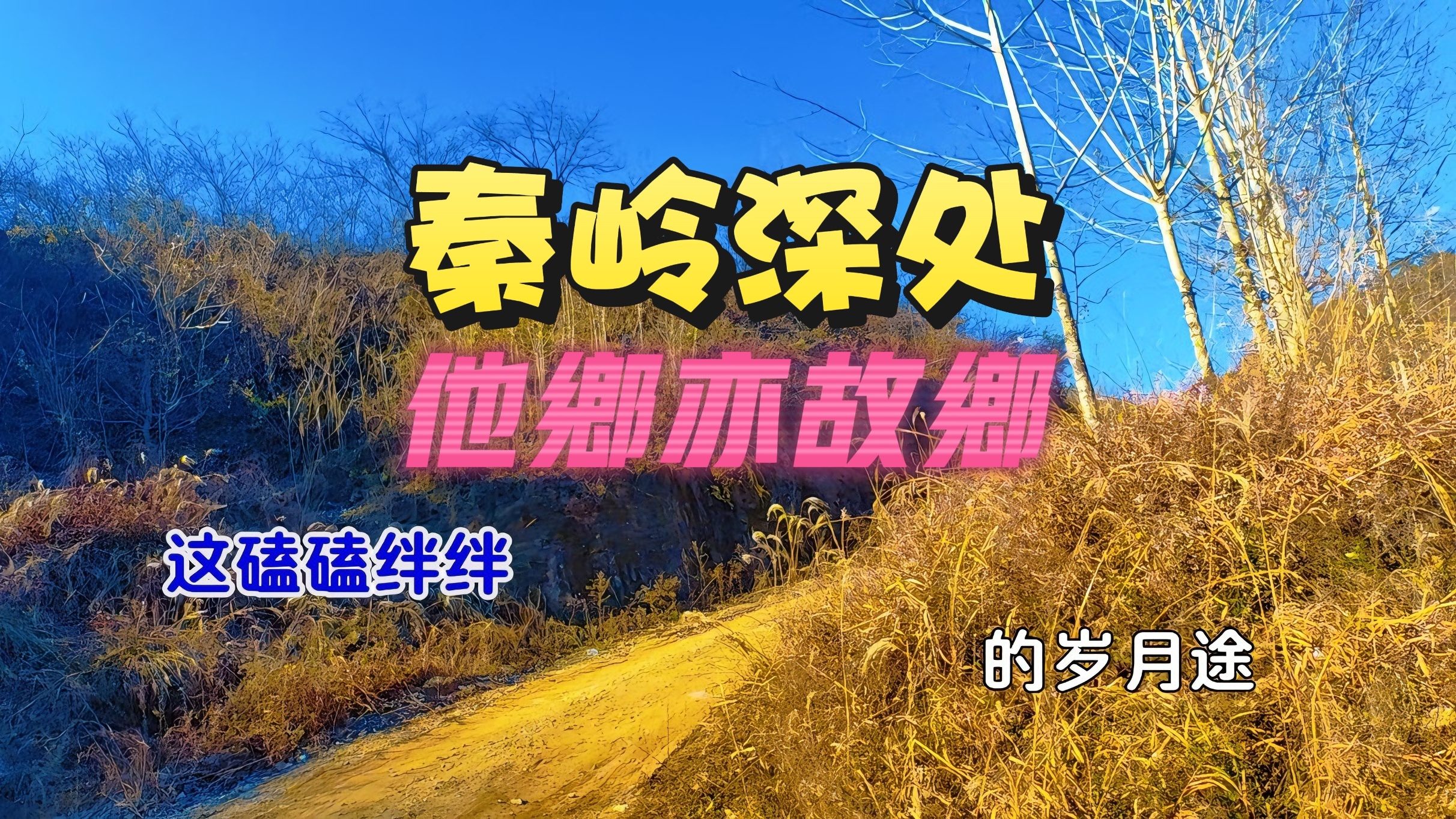 秦岭笑谈 生命法则：终局之前，答案在路上人生至简的真理，凝于一句：终点未至，你便