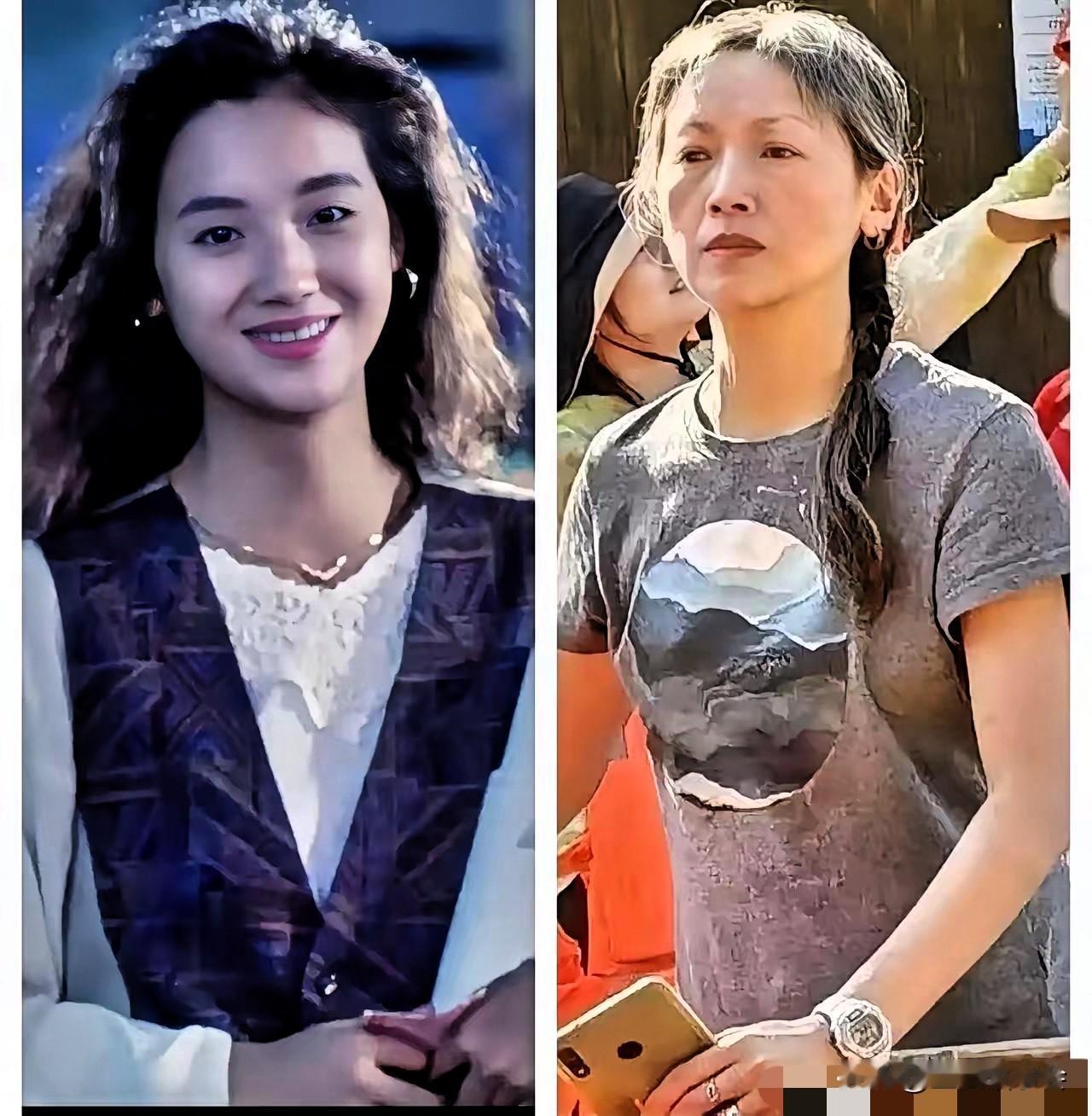 仔细看吴倩莲的长相
​越发觉得奇怪
​不是因为她变老了，而是因为她56岁了居然只